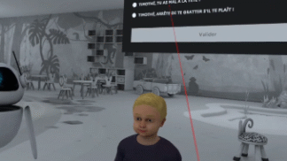 Captuure d'écran de la formation CAP AEPE pour réagir face à un enfant malade