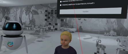 Captuure d'écran de la formation CAP AEPE pour réagir face à un enfant malade